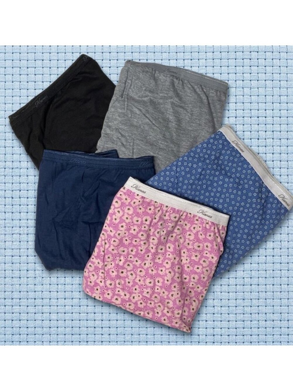 Hanes Women's Tagless Set of 5 Cotton Briefs 10/3XL